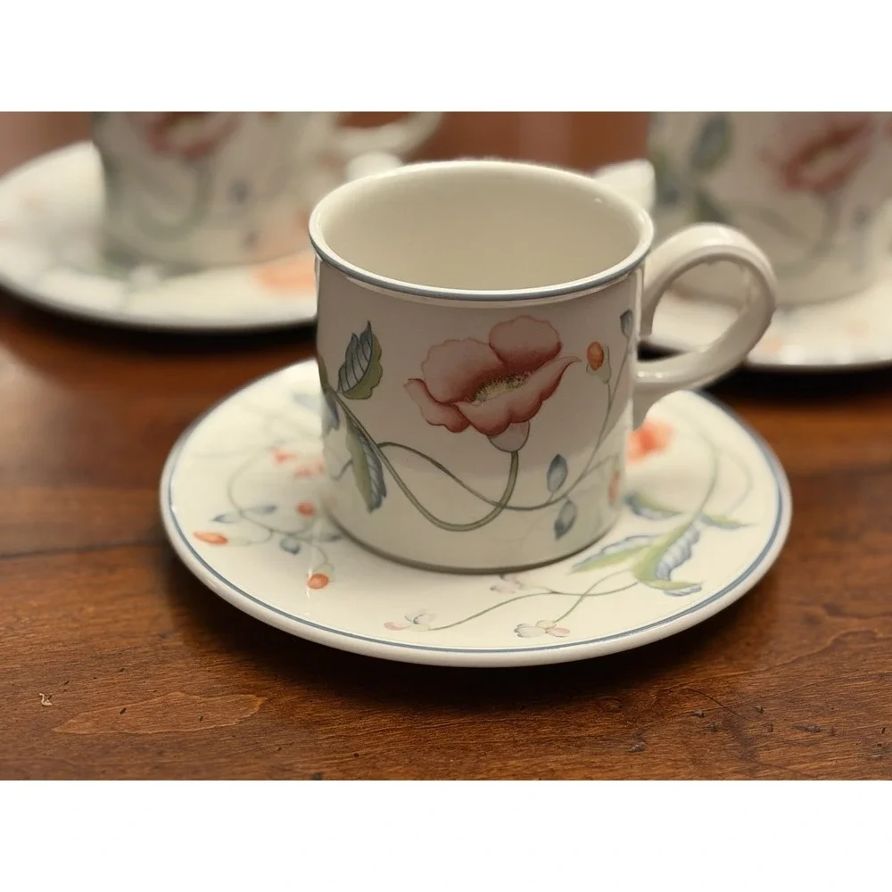 Mismatched Villeroy & Boch ALBERTINA Tea‎ Coffee Cups & Saucers Replacement Lot